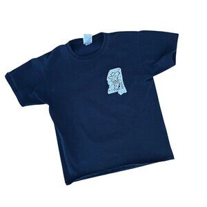 Ole Miss Youth Large Short Sleeve T-Shirt Colonel Reb